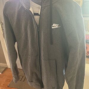 Nike Charcoal Full-Zip Hoodie